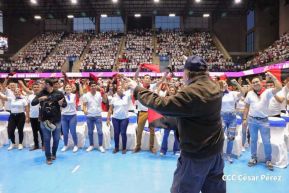 Clausura del Congreso de Juventud Sandinista 19 de Julio
