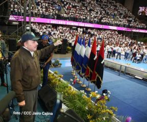 Clausura del Congreso de Juventud Sandinista 19 de Julio