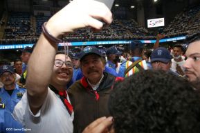 Clausura del Congreso de Juventud Sandinista 19 de Julio