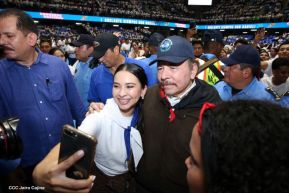 Clausura del Congreso de Juventud Sandinista 19 de Julio