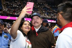 Clausura del Congreso de Juventud Sandinista 19 de Julio