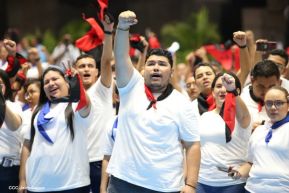 Clausura del Congreso de Juventud Sandinista 19 de Julio