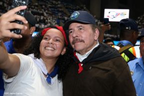 Clausura del Congreso de Juventud Sandinista 19 de Julio