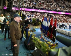 Clausura del Congreso de Juventud Sandinista 19 de Julio