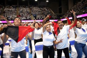 Clausura del Congreso de Juventud Sandinista 19 de Julio