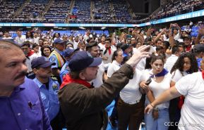 Clausura del Congreso de Juventud Sandinista 19 de Julio