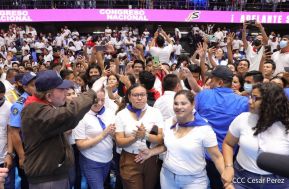 Clausura del Congreso de Juventud Sandinista 19 de Julio