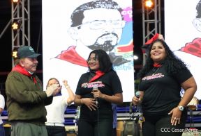 Clausura del Congreso de Juventud Sandinista 19 de Julio