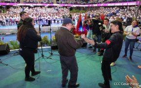 Clausura del Congreso de Juventud Sandinista 19 de Julio