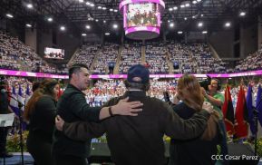 Clausura del Congreso de Juventud Sandinista 19 de Julio