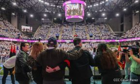 Clausura del Congreso de Juventud Sandinista 19 de Julio