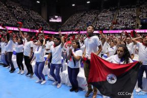 Clausura del Congreso de Juventud Sandinista 19 de Julio