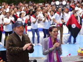 Clausura del Congreso de Juventud Sandinista 19 de Julio