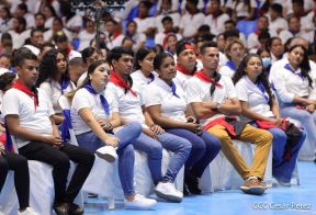 Clausura del Congreso de Juventud Sandinista 19 de Julio