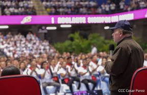 Clausura del Congreso de Juventud Sandinista 19 de Julio