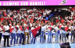 Clausura del Congreso de Juventud Sandinista 19 de Julio