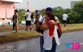 Incendio en tramos de pólvora en Tiscapa