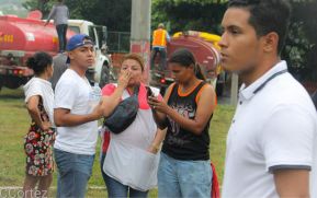 Incendio en tramos de pólvora en Tiscapa