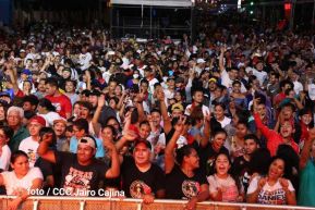 Celebración de la Fiesta de las Victorias en Avenida de Bolívar a Chávez