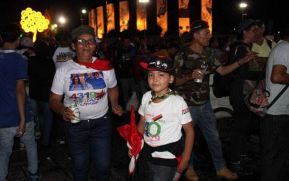 Celebración de la Fiesta de las Victorias en Avenida de Bolívar a Chávez