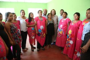 Rebeca Grynspan conoce experiencias de programas del Gobierno Sandinista en Nicaragua