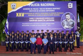 XXV Graduación de la Academia de Policía "Walter Mendoza Martínez"