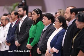 Nicaragua conmemoró el 50 aniversario del terremoto de 1972 en Managua