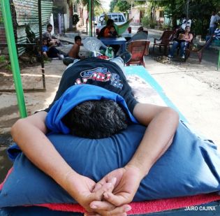 Familias asustadas por nuevo sismo