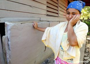 Familias asustadas por nuevo sismo