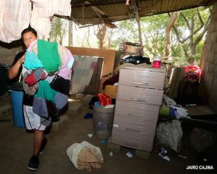 Familias asustadas por nuevo sismo