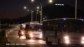 Caravana de 150 buses rusos llegan a la ciudad de Managua