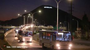 Caravana de 150 buses rusos llegan a la ciudad de Managua