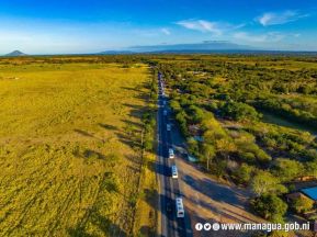 Caravana de 150 buses rusos llegan a la ciudad de Managua