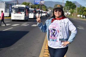Caravana de 150 buses rusos llegan a la ciudad de Managua