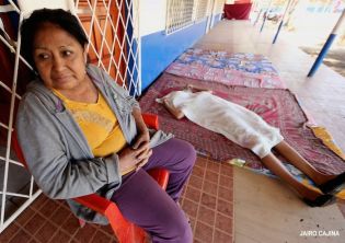 Familias asustadas por nuevo sismo