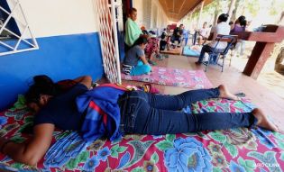 Familias asustadas por nuevo sismo