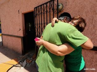 Familias asustadas por nuevo sismo