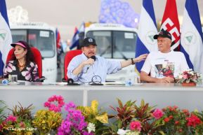 Gobierno de Nicaragua celebra entrega del primer lote de autobuses rusos
