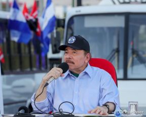 Gobierno de Nicaragua celebra entrega del primer lote de autobuses rusos