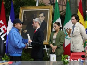 Presidente Daniel Ortega recibe Cartas Credenciales de nuevos embajadores