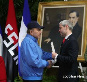 Presidente Daniel Ortega recibe Cartas Credenciales de nuevos embajadores