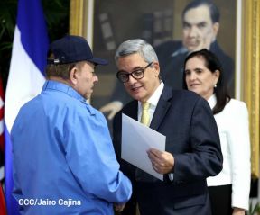 Presidente Daniel Ortega recibe Cartas Credenciales de nuevos embajadores