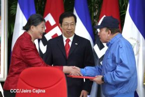 Presidente Daniel Ortega recibe Cartas Credenciales de nuevos embajadores