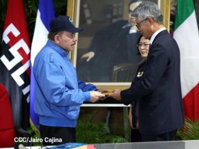Presidente Daniel Ortega recibe Cartas Credenciales de nuevos embajadores