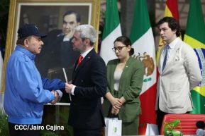 Presidente Daniel Ortega recibe Cartas Credenciales de nuevos embajadores