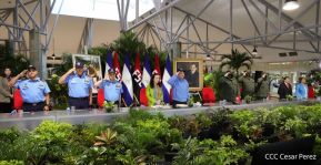 Presidente Daniel y Compañera Rosario en comunicación con las familias nicaragüenses