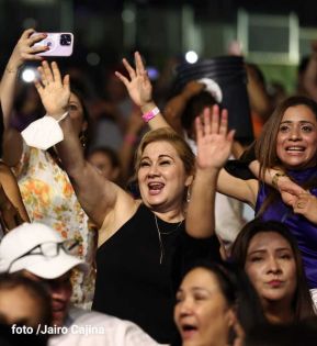 Así se vivió el concierto de Myriam Hernández en Nicaragua