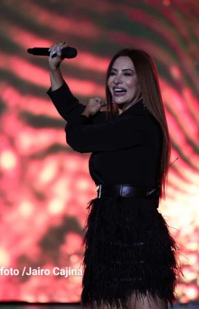 Así se vivió el concierto de Myriam Hernández en Nicaragua