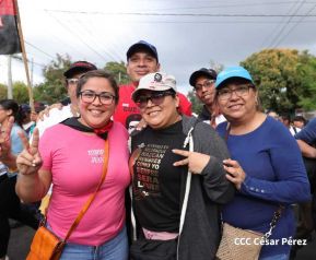  Caminatas en toda Nicaragua honrando al General Sandino