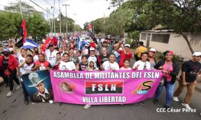  Caminatas en toda Nicaragua honrando al General Sandino